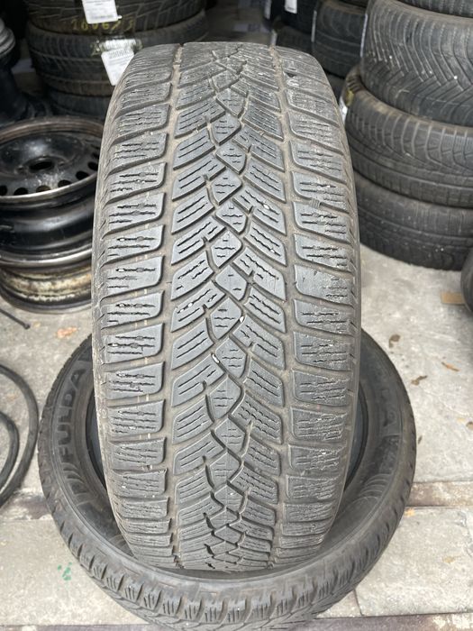 Шины 215/55 R17 Fulda б/у пара зима 5,5мм U6