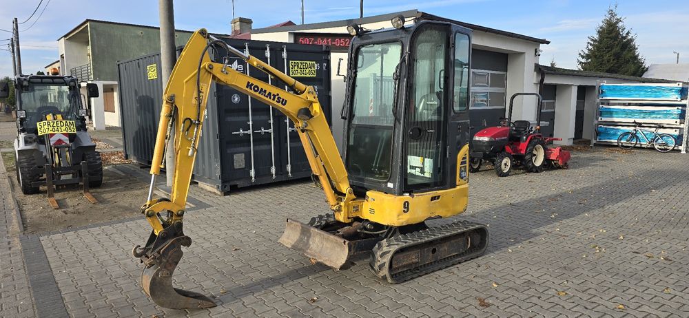 Minikoparka Komatsu PC16R-3HS 2019r szybkozłącze Sprowadzona nie jcb