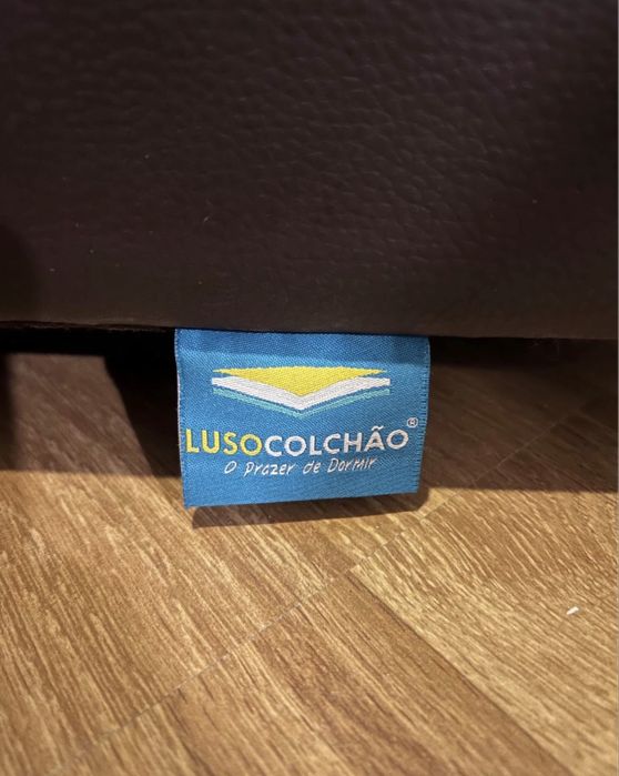 Cama Individual LUSOCOLCHÃO – 185x90cm + Encosto
