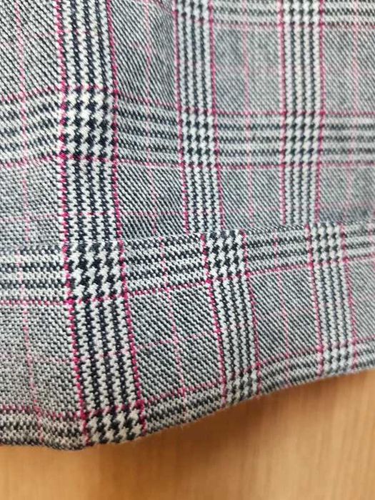 Eleganckie szorty - spodnie w kratkę rozmiar S