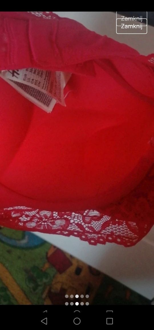 Stanik 80c H&M idealny super push up