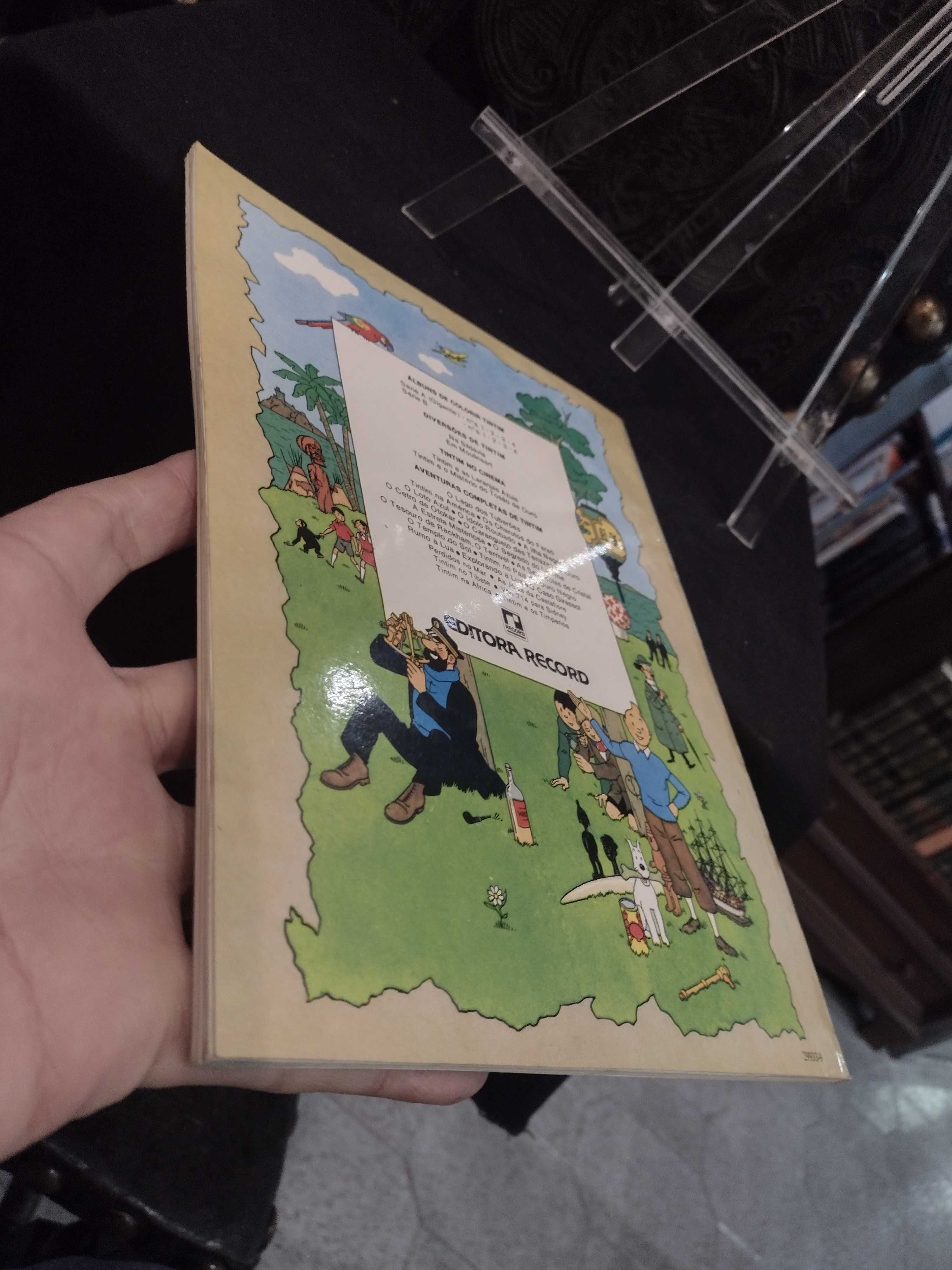 Tintim na América "Record" "Hergé"