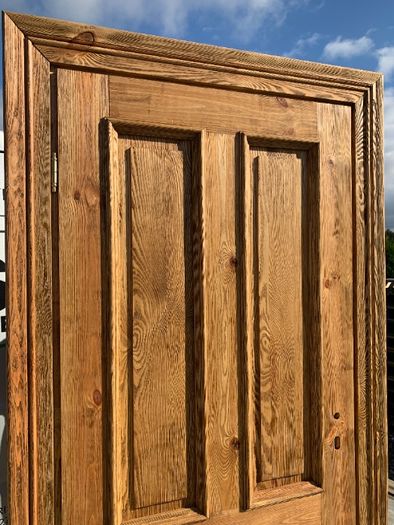 Drzwi LITEdrewniane szczotkowane 900 OFERT 89 x 208cm od ręki z opaską