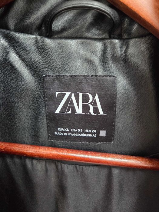 Czarny pikowany bezrękawnik długi kamizelka