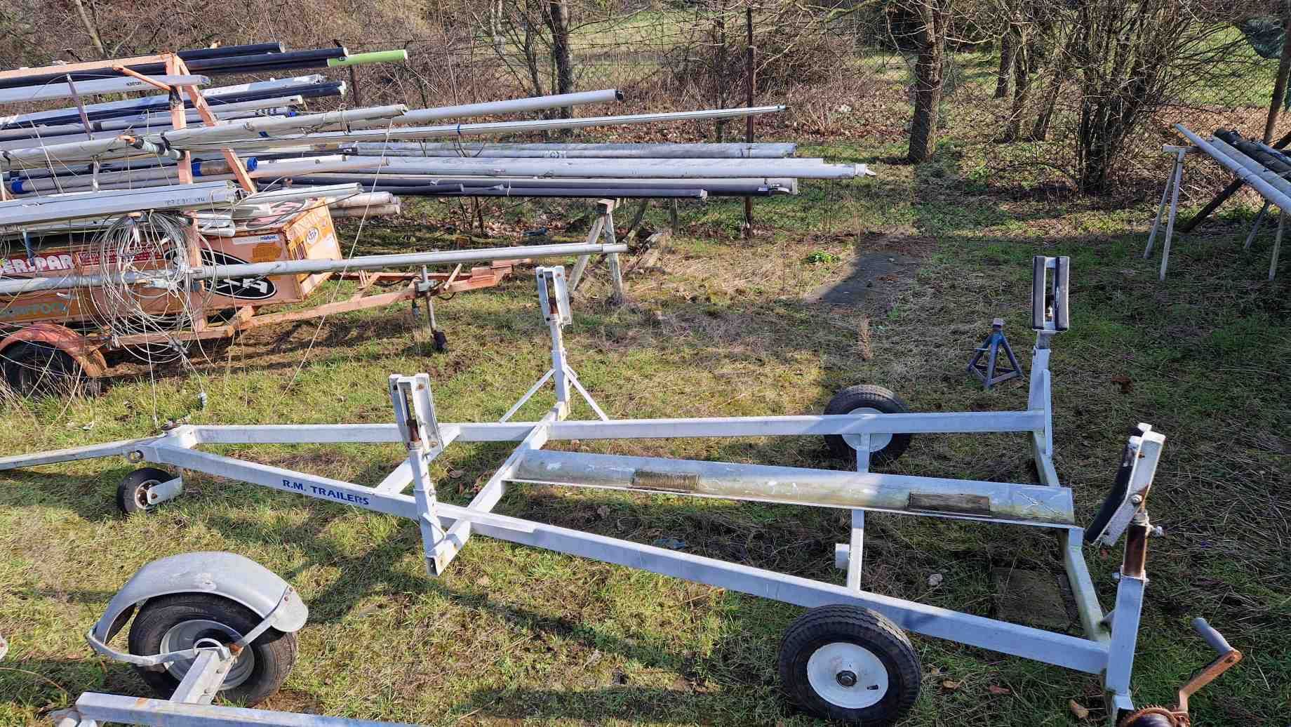 Stojak łoże podpora pod jacht portowy