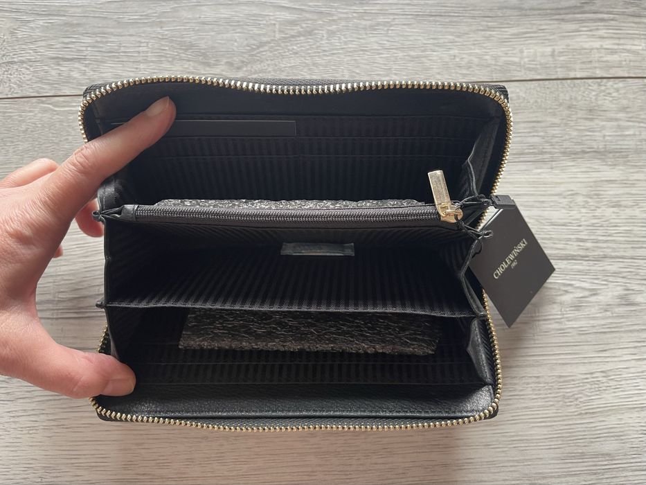 Cholewiński nowy portfel skórzany.