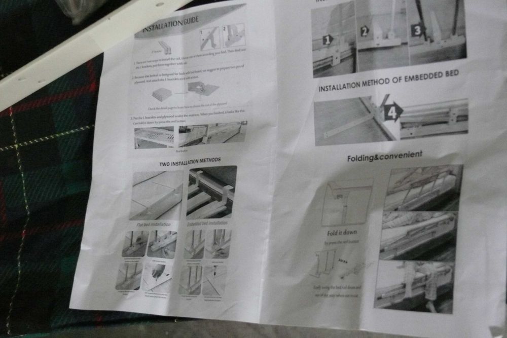 Barra de Apoio Dobrável para cama