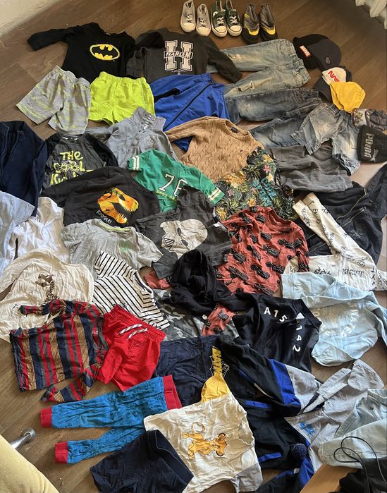 Супер вещи для мальчика 4-7 лет,пакетом, речі для хлопчика