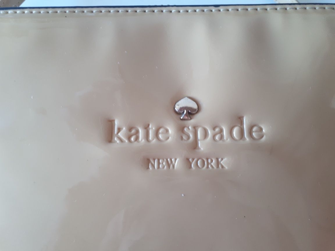 Kate Spade New York - Limitowana edycja! Lakierowana nude torebka