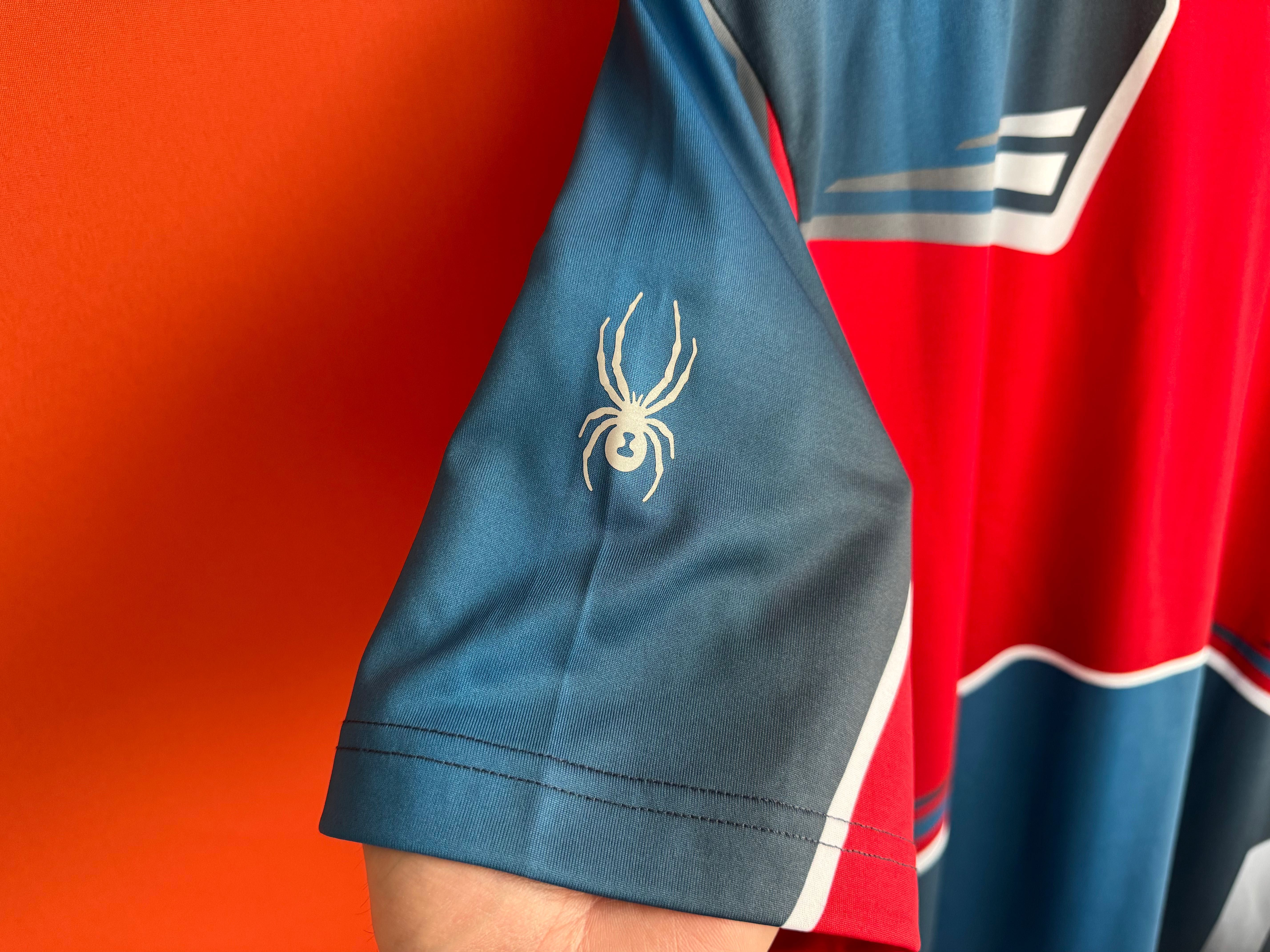 Spyder Marvel оригинал мужская спортивная футболка размер L Б У
