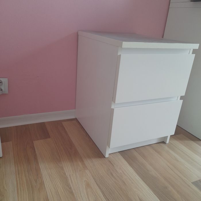 Szafka nocna z dwoma szufladami, Ikea