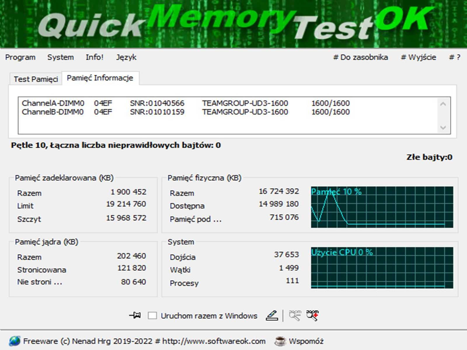DDR3 8GB Team Group 12800 -Komputer