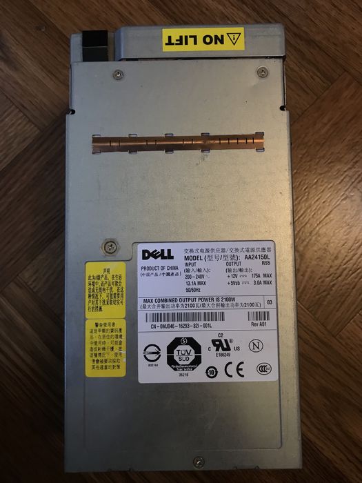 Блок живлення серверний Dell 2100W Power Supply AA24150L