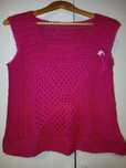 Blusa cor de rosa fushia