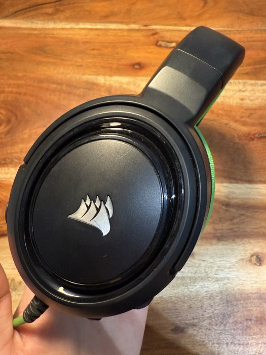 Sluchawki nauszne Corsair HS35 zielone