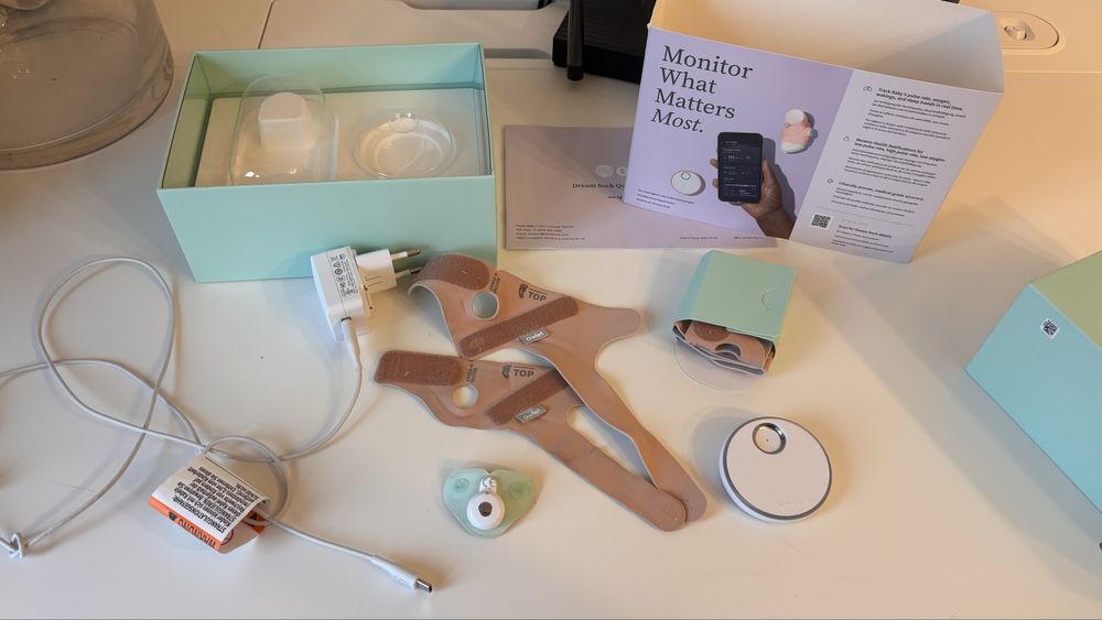 Owlet Dream Sock - Monitor Oddechu - Różowy