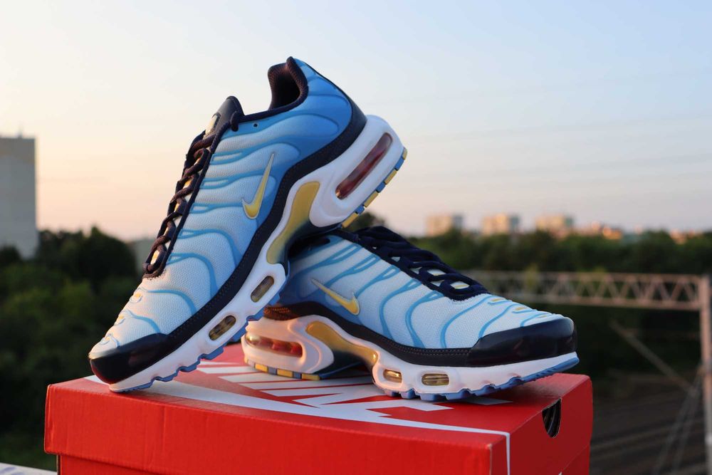 Nike Air Max Plus University Blue Topaz Gold 37.5 *NOWE*