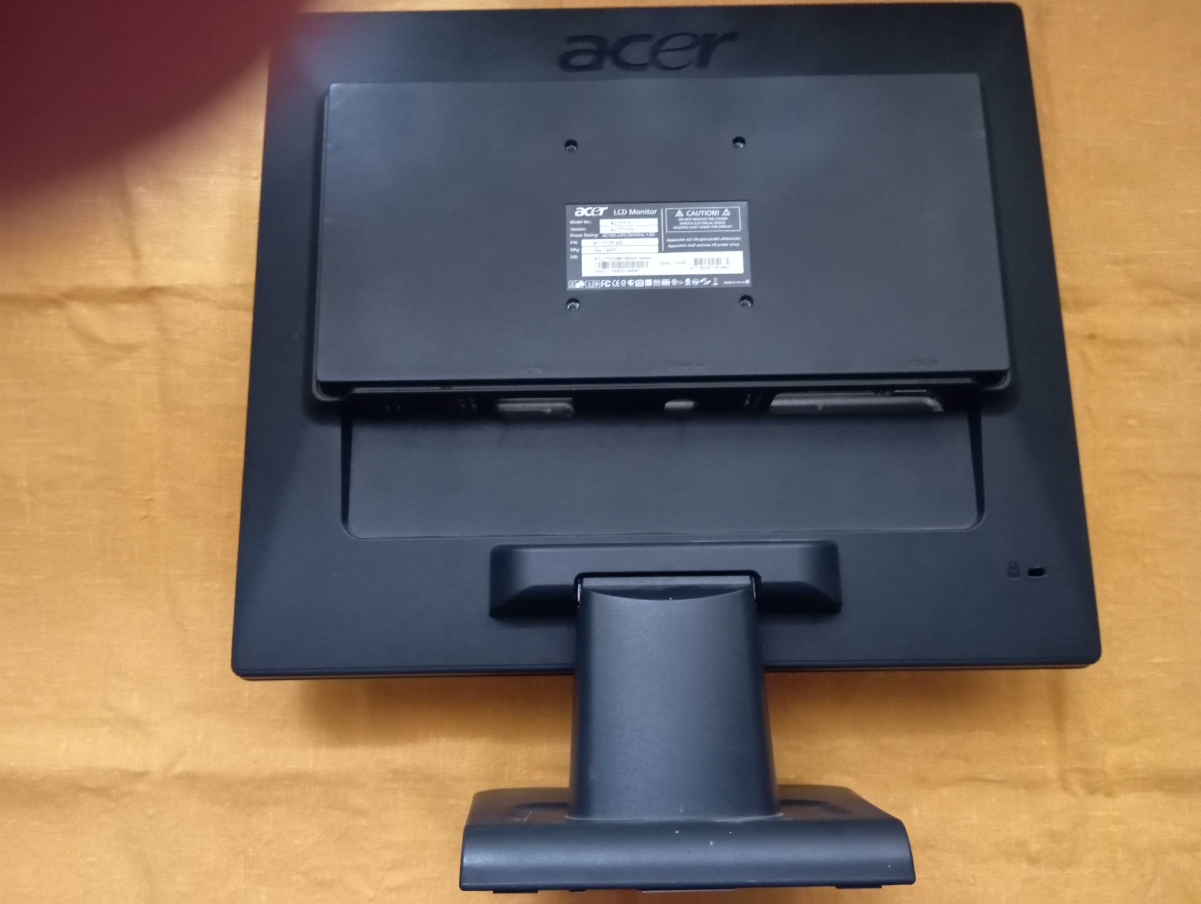 Продам недорого Led монітор для комп'ютера Acer AL1717F, Китай,  17”