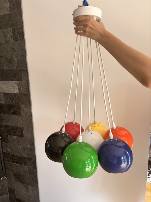 Lampa kolorowa pokoj dzieciecy zyrandol kare design