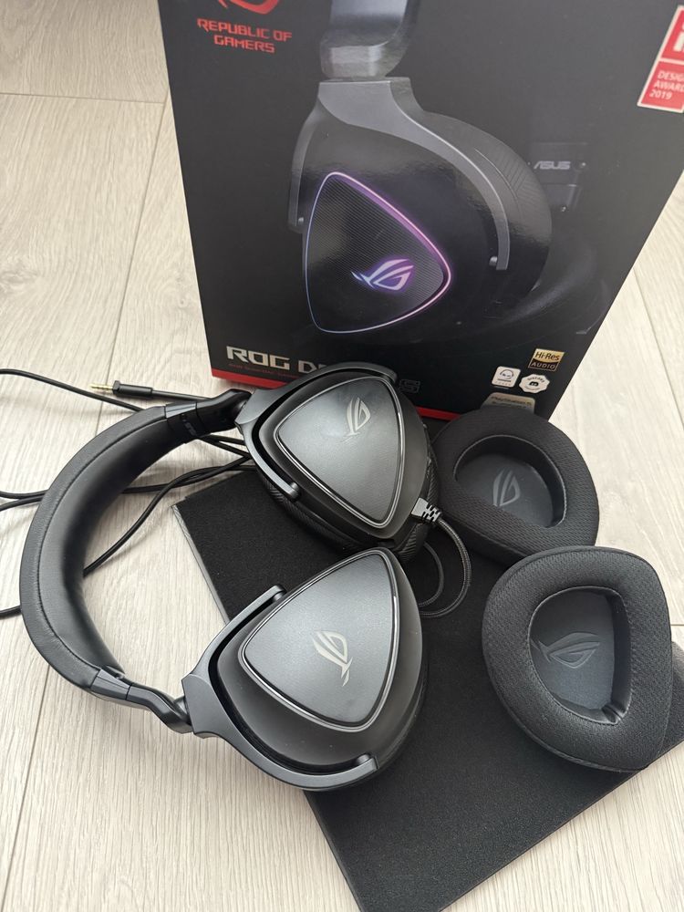 Гарнітура ігрова ASUS ROG Delta S USB Type-C (90YH02K0-B2UA00)