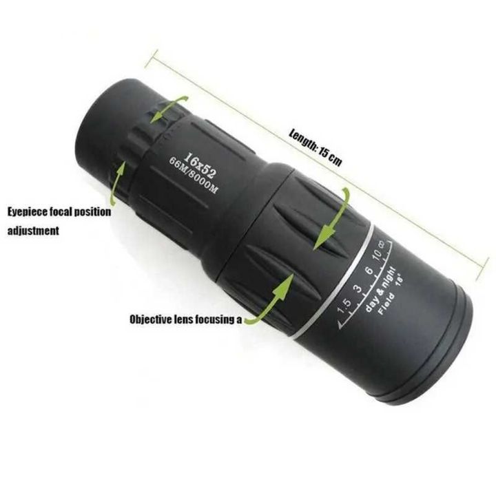Монокуляр Bushnell 16x52 компактний з подвійною