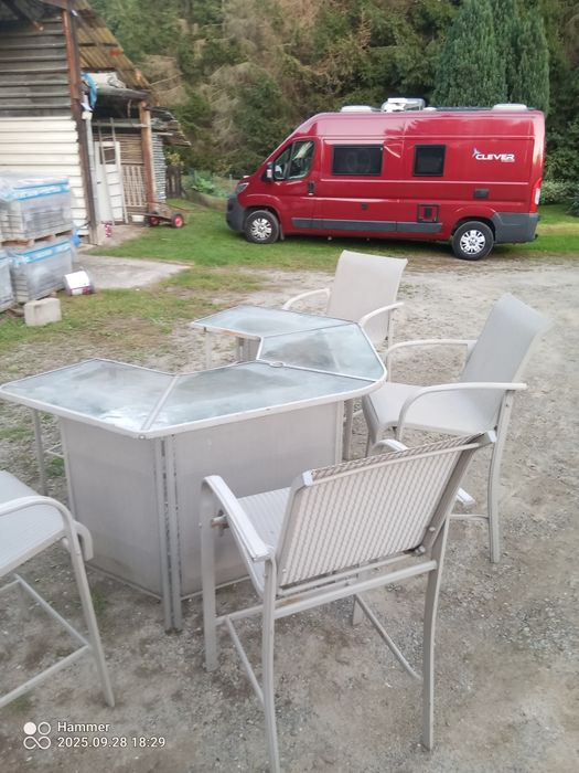 Bar ogrodowy narożnik do spotkań