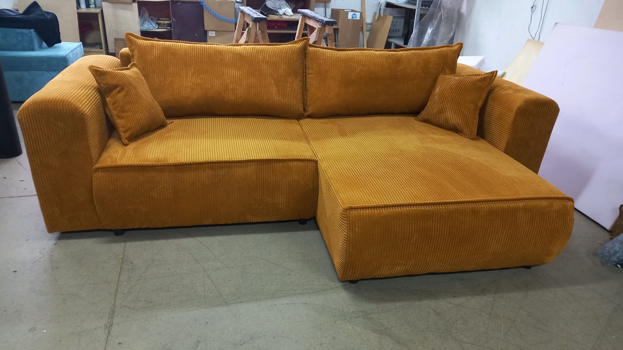 Narożnik Berlin Sztruks Dostawa 5-7 dni 255x160 Funkcja spania
