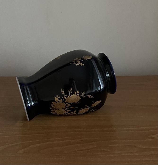 Wazon kobaltowy - porcelana. Bareuther