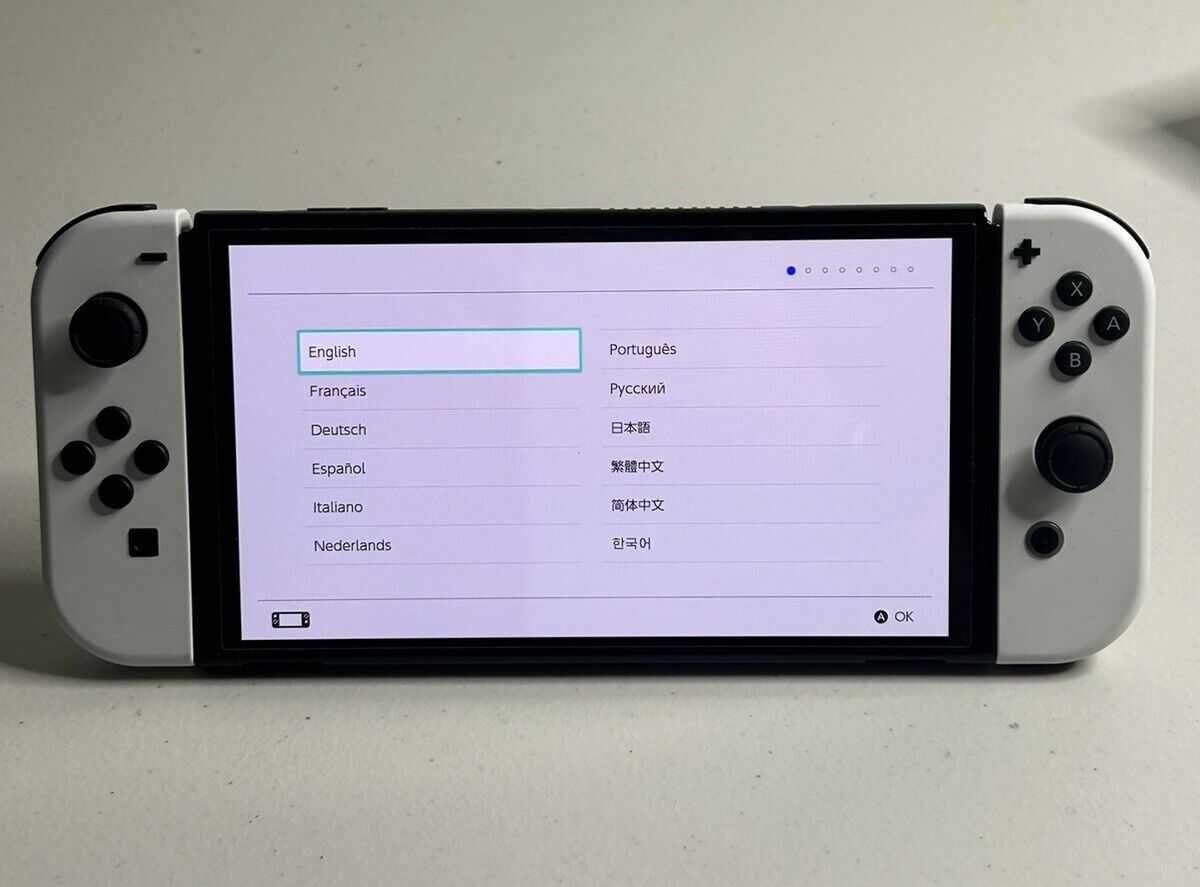 Nintendo Switch OLED комплект