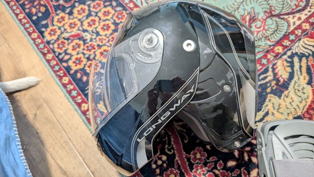 Kask szczękowy AGV Longway S w stanie idealnym