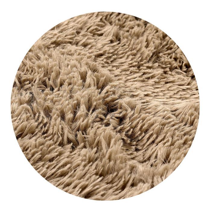 Dywan Shaggy Antyslip 80X120 Cm Beżowy