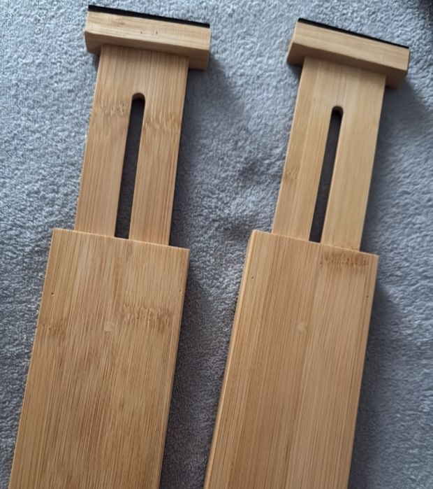 4x separator organizer przegroda do szuflady Sinsay bambus 100%