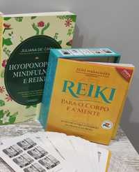 Livro e cartas de Reiki