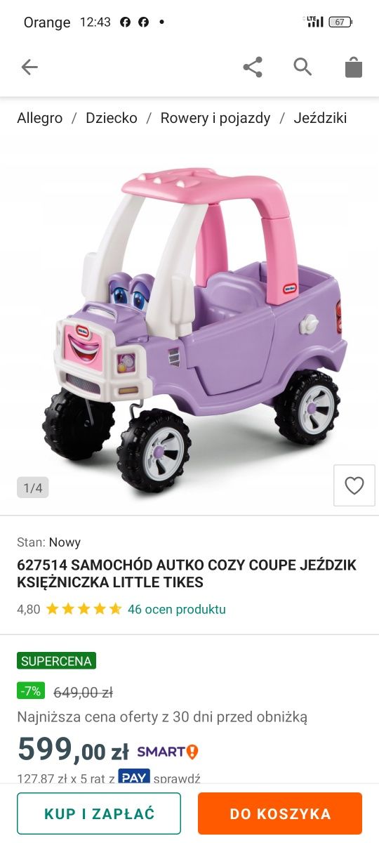 Little tikes stan idealny