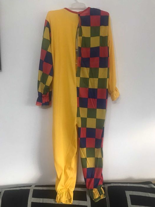 Fatos de carnaval disfarce de Palhaço 7-10 anos