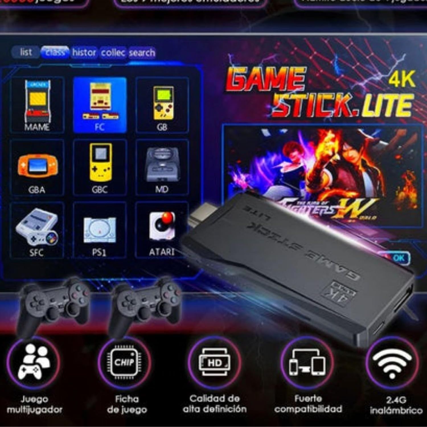 Consola Retro 20000 Videojogos c Controles sem fios