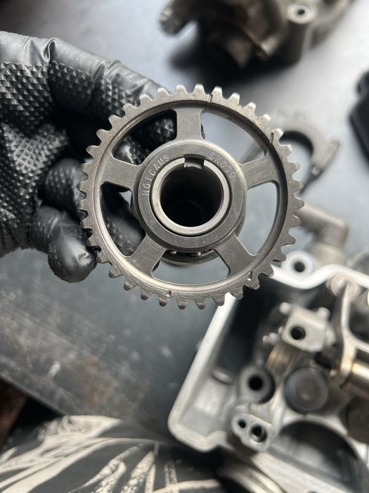 Głowica crf 250 wtrysk wałek blok kompletna zawory