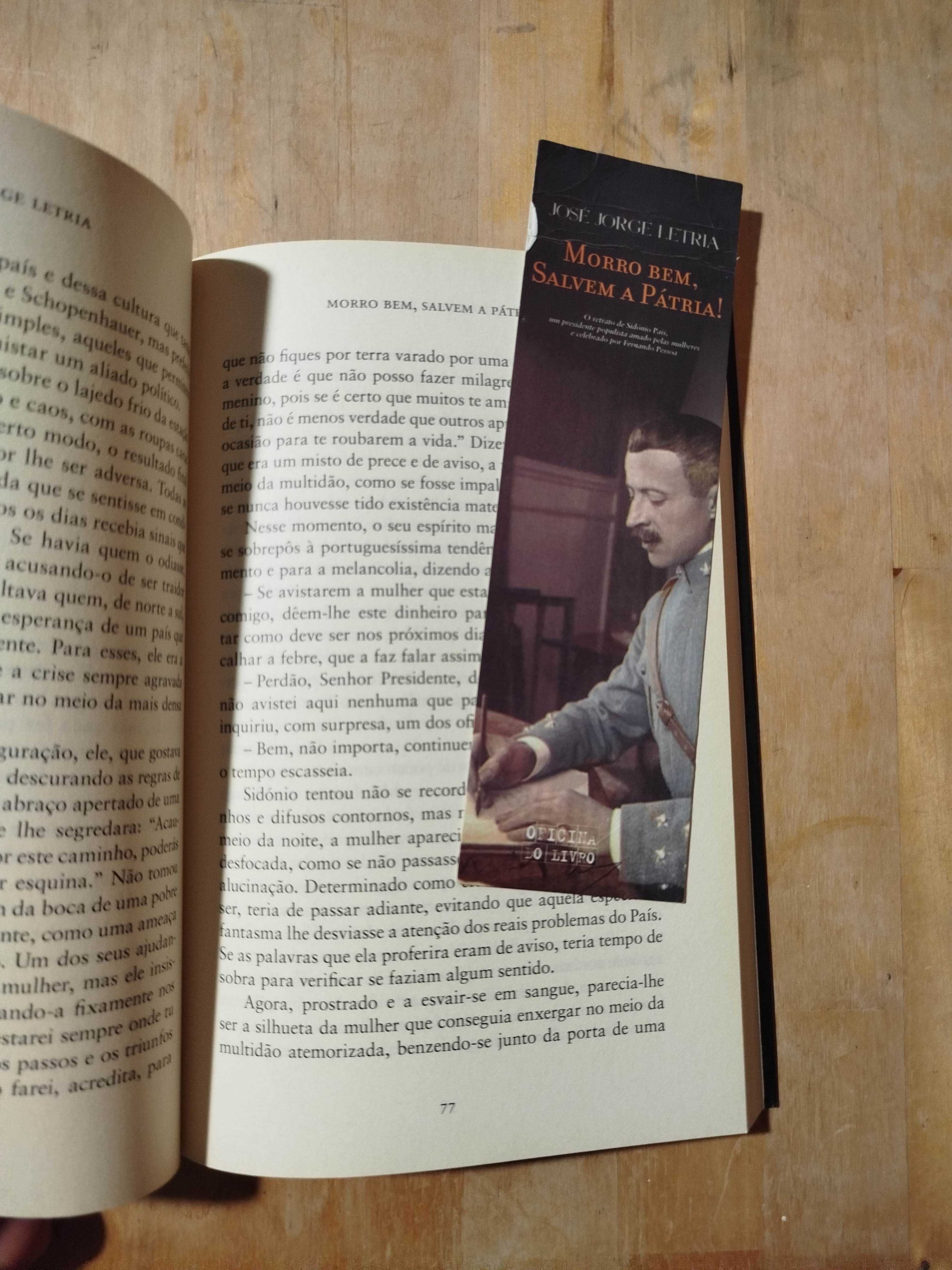 Morro Bem, Salvem a Pátria! de José Jorge Letria (Como novo)