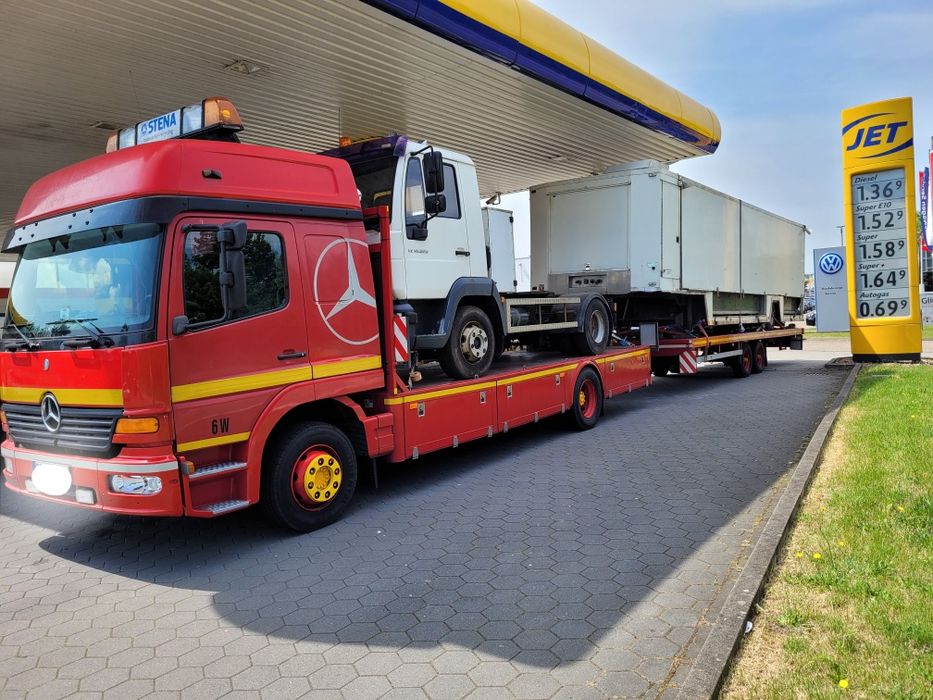 Transport jachtów motorówek domków holenderskich sprzętu rolniczego