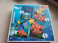 Puzzle 4w1 Trefl, Rybka Nemo.
