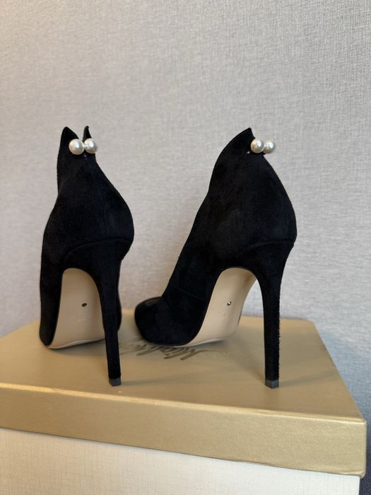 Туфлі човники з натуральної замші 36р