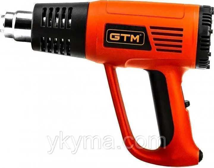 Технічний будівельний фен GTM 1800Вт 500 С 500л/хв 4 насадки кейс PL