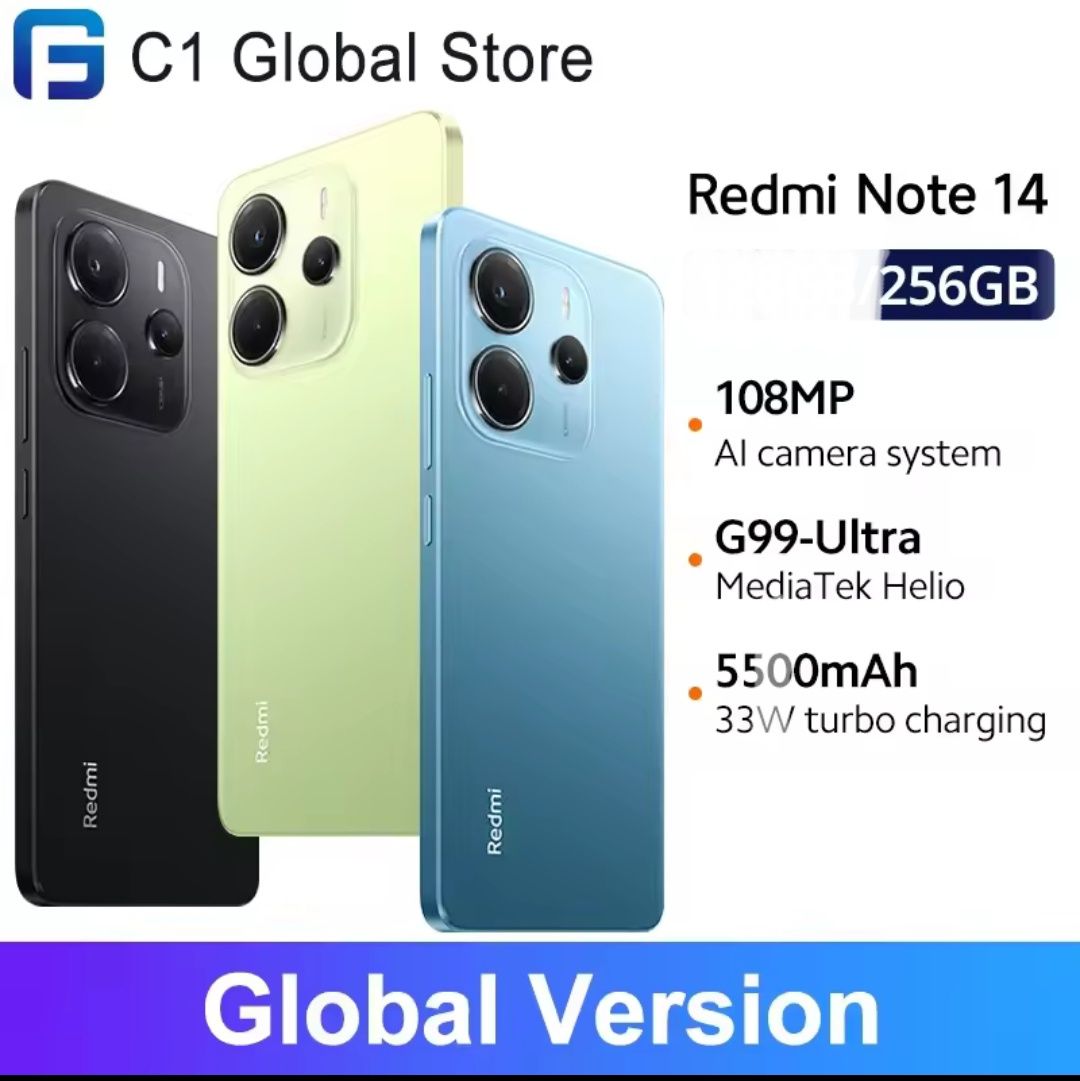 Скло + Xiaomi Redmi Note 14 NFC 8/256Gb