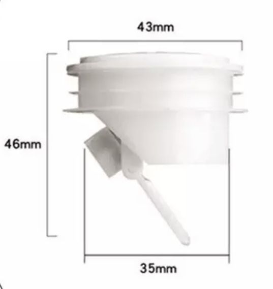 Tampa ralo anti cheiros - Chuveiro