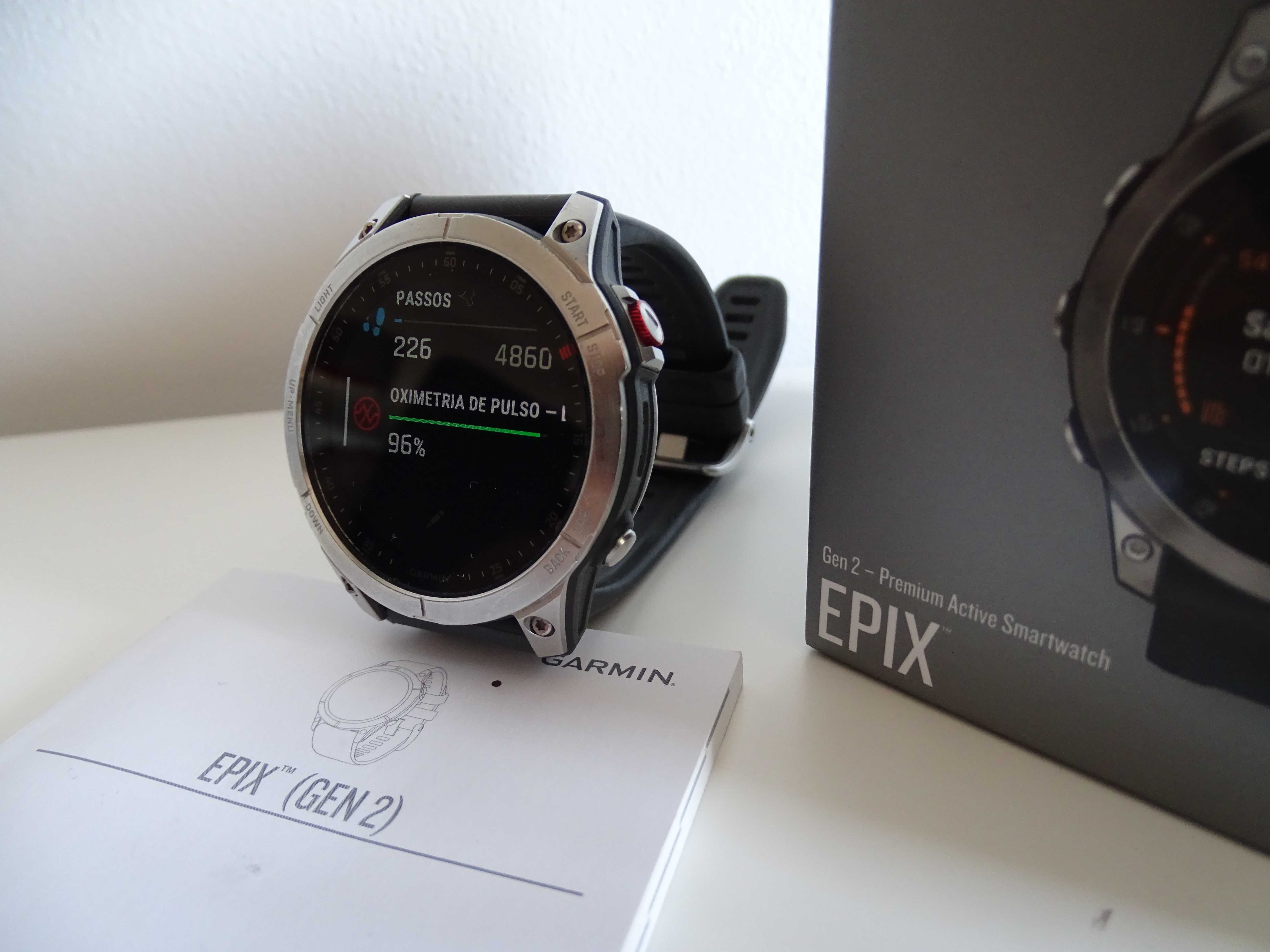 GARMIN EPIX 2  Relógio Smartwatch multidesporto