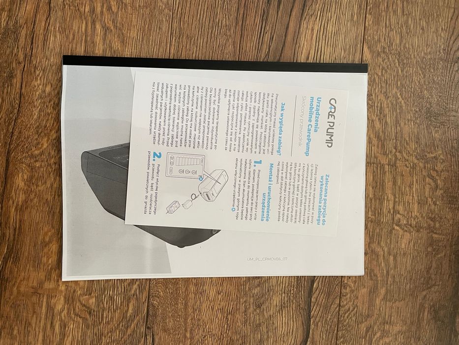 Zestaw do drenażu limfatycznego CarePump Move 6