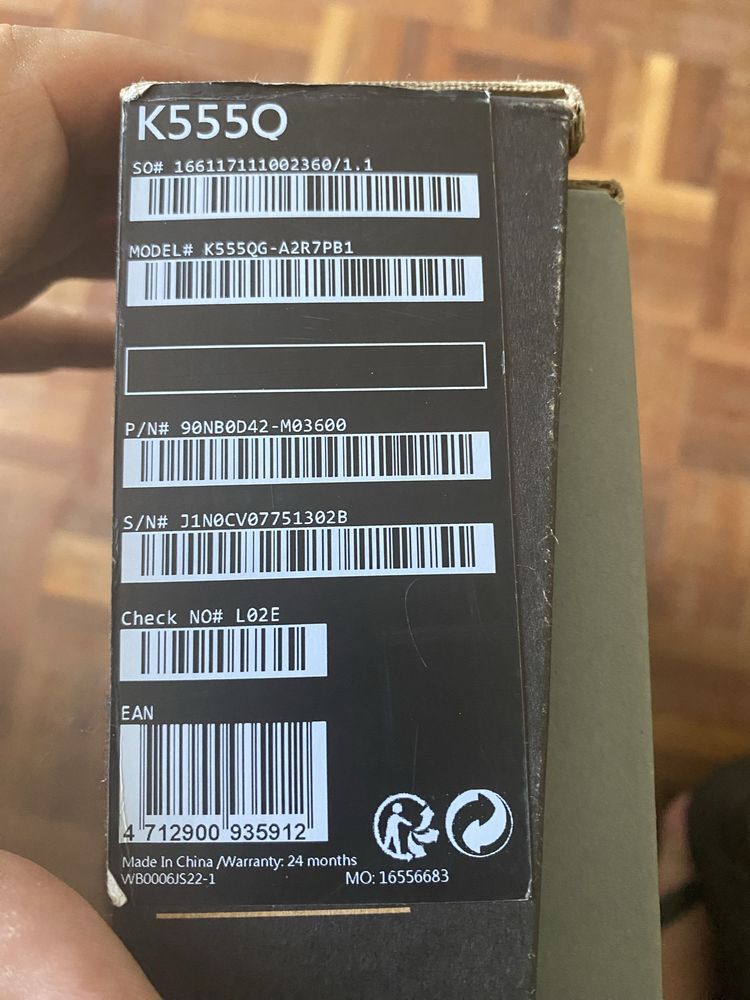 Portátil Asus para peças