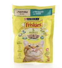 Вологий корм для котів Фріскас Friskies пауч 85 г