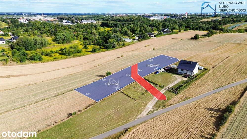 Działki budowlane w Dysie