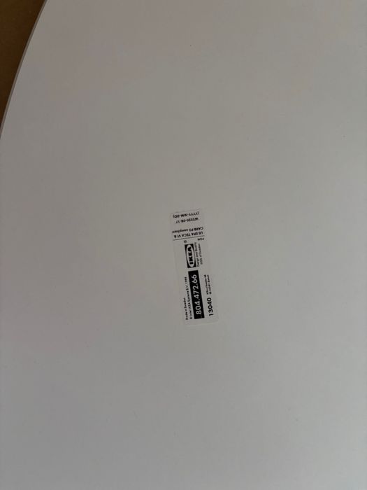Nowy biały blat do stołu Ikea